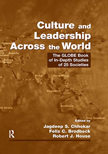 Stock image for Culture and Leadership Across the World: The GLOBE Book of In-Depth Studies of 25 Societies (Organization and Management Series) for sale by GF Books, Inc.