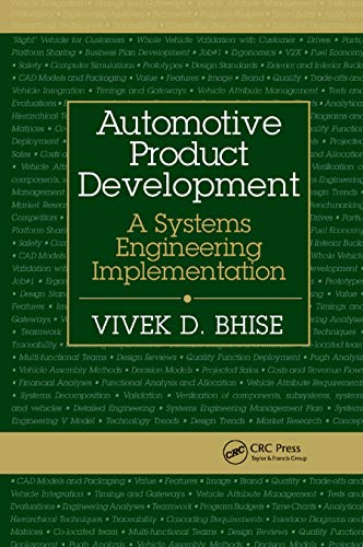 Beispielbild fr Automotive Product Development: A Systems Engineering Implementation zum Verkauf von Blackwell's