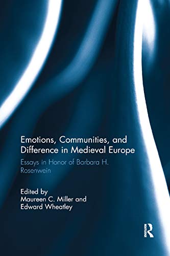 Beispielbild fr Emotions, Communities, and Difference in Medieval Europe zum Verkauf von Blackwell's
