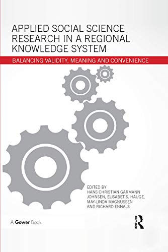 Beispielbild fr Applied Social Science Research in a Regional Knowledge System zum Verkauf von Blackwell's