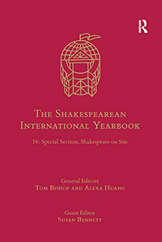 Beispielbild fr The Shakespearean International Yearbook. Volume 16 Special Section zum Verkauf von Blackwell's