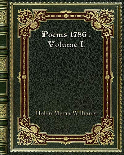 9780368256387: Poems 1786 . Volume I.