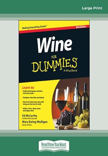 9780369301390: Wine For Dummies, 6th Edition: [Large Print 16 pt]