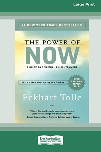 Imagen de archivo de The Power of Now: A Guide to Spiritual Enlightenment (16pt Large Print Edition) a la venta por Goodwill Books