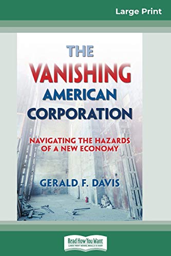 Stock image for THE VANISHING AMERICAN CORPORA for sale by Brook Bookstore On Demand