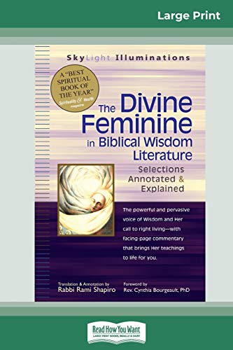 Imagen de archivo de The Divine Feminine in Biblical Wisdom: Selections Annotated & Explained (16pt Large Print Edition) a la venta por Lucky's Textbooks