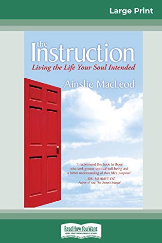 Stock image for The Instruction: Living the Life Your Soul Intended (16pt Large Print Edition) for sale by ThriftBooks-Dallas