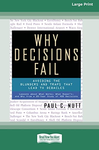 Stock image for WHY DECISIONS FAIL for sale by Brook Bookstore On Demand