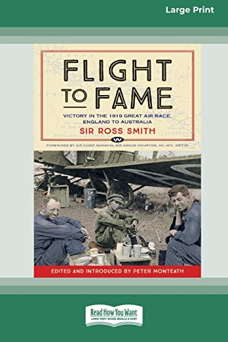 Stock image for Flight to Fame: Victory in the 1919 Great Air Race, England to Australia [16pt Large Print Edition] for sale by Chiron Media