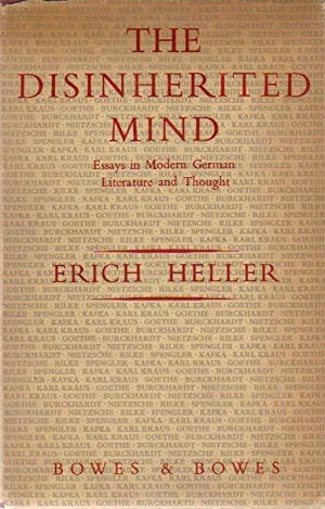 Beispielbild fr The Disinherited Mind: Essays in Modern German Literature and Thought zum Verkauf von ThriftBooks-Atlanta