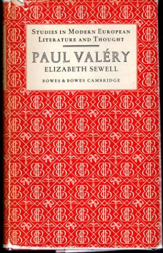 Beispielbild fr Paul Valery (Study in Modern European Literature & Thought) zum Verkauf von Irish Booksellers