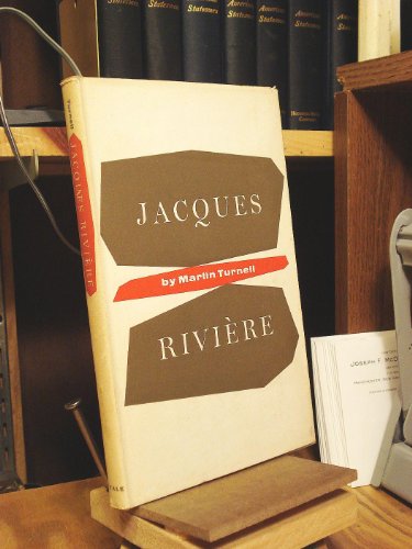 Beispielbild fr Jacques Riviere (Stud. in Mod. European Lit. & Thought) zum Verkauf von Better World Books