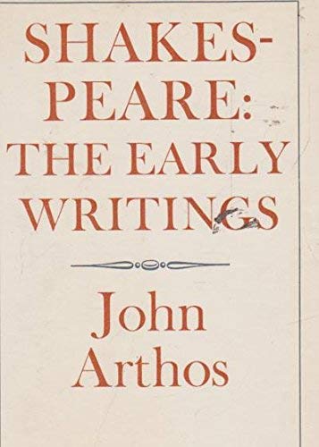9780370002170: Shakespeare: The Early Writings