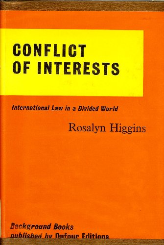 9780370003191: Conflict of Interests (Longman Background Books)