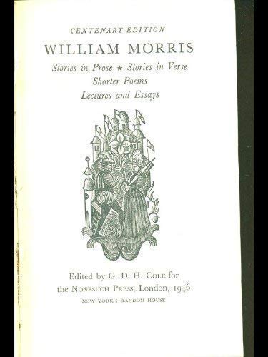 Stock image for William Morris : Prose, Verse, Lectures, and Essays for sale by Better World Books