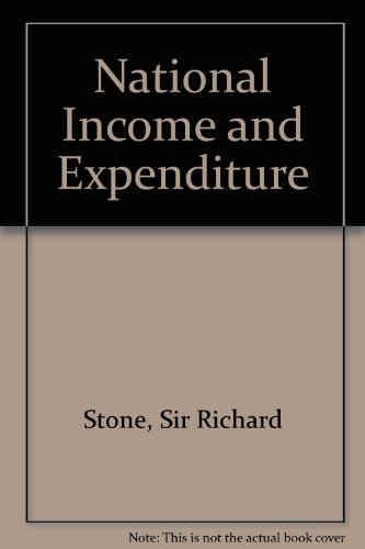 9780370101668: National income and expenditure