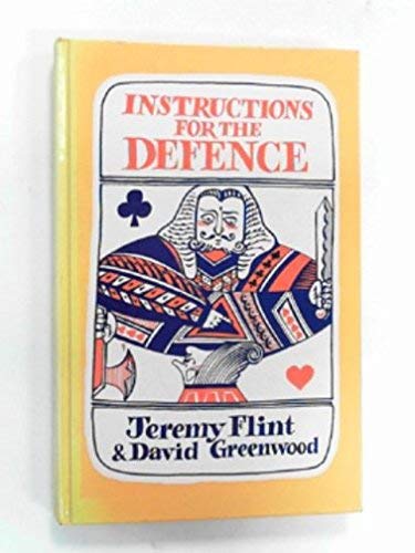 9780370300320: Instructions for the defence