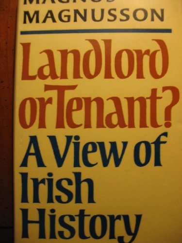 Imagen de archivo de Landlord or Tenant? : A View of Irish History a la venta por Sarah Zaluckyj