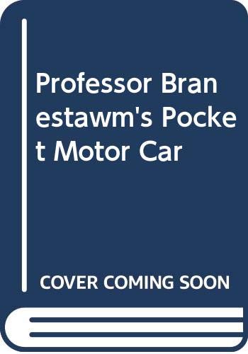 9780370303635: Professor Branestawm's Pocket Motor Car