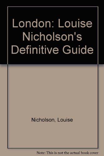 9780370314532: LONDON NICHOLSONS DEF G