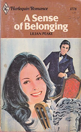 Stock image for A Sense of Belonging (Harlequin Romance #1778) for sale by Anna's Books