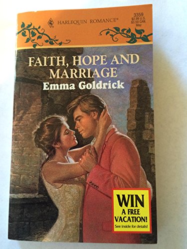 Beispielbild fr Faith, Hope and Marriage : (Kids and Kisses) zum Verkauf von Better World Books