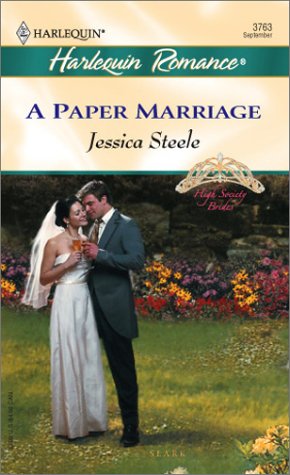 Imagen de archivo de A Paper Marriage High Society Brides a la venta por ThriftBooks-Atlanta