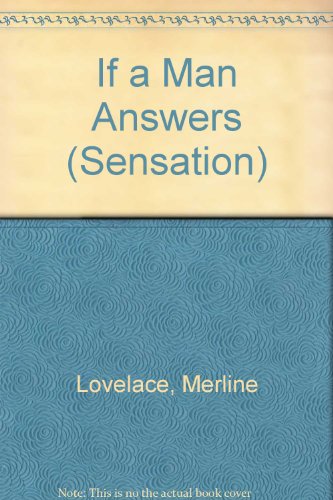 9780373046942: If A Man Answers (Thorndike Large Print Silhouette Series)