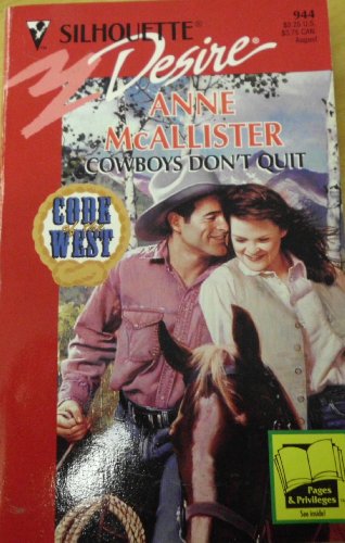 Beispielbild fr Cowboys Don't Quit zum Verkauf von Better World Books