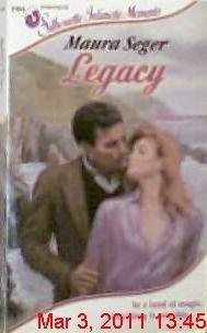 9780373071944: Legacy (Silhouette Intimate Moments)