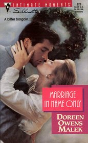 Beispielbild fr Marriage In Name Only (Silhouette Intimate Moments) zum Verkauf von SecondSale