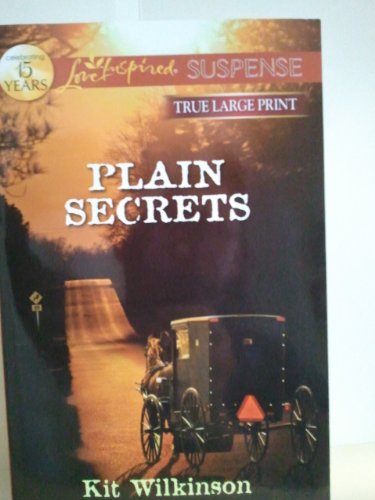 Beispielbild fr Plain Secrets (True Large Print) (Love Inspired Suspense) zum Verkauf von Better World Books