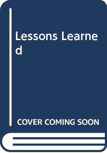 Lessons Learned (Silhouette Special Edition #318) (9780373093182) by Nora Roberts