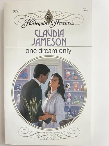 Imagen de archivo de One Dream Only a la venta por Once Upon A Time Books