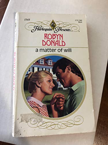 Imagen de archivo de A Matter of Will a la venta por Better World Books
