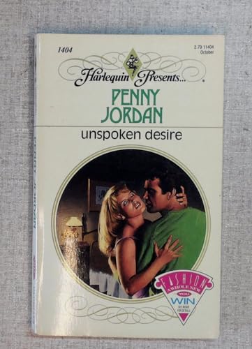 Unspoken Desire (9780373114047) by Penny Jordan