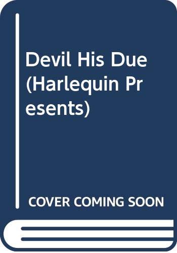9780373115075: The Devil His Due (Harlequin Presents, No 1507)