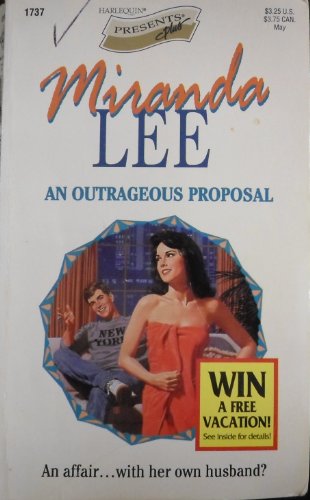 Stock image for An Outrageous Proposal for sale by Better World Books: West