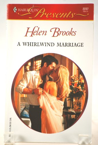 Beispielbild fr A Whirlwind Marriage zum Verkauf von Better World Books