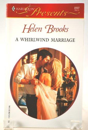 Imagen de archivo de A Whirlwind Marriage a la venta por Better World Books