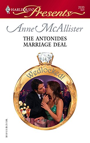 Imagen de archivo de The Antonides Marriage Deal a la venta por Better World Books