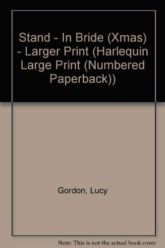 Stand-In Bride (9780373159277) by Gordon, Lucy