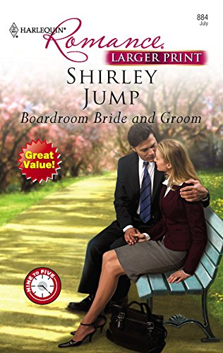 9780373183845: Boardroom Bride and Groom (Larger Print Harlequin Romance)