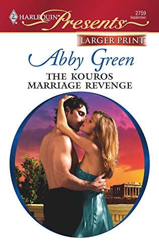 9780373235230: The Kouros Marriage Revenge (Larger Print Harlequin Presents)