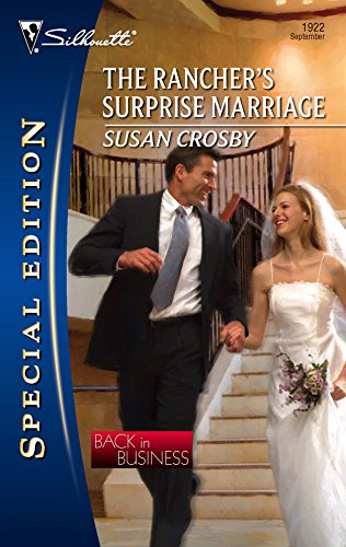 Imagen de archivo de The Rancher's Surprise Marriage (Back in Business, 3) a la venta por SecondSale