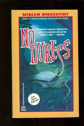 Beispielbild fr No Duress (Worldwide Library Mysteries) zum Verkauf von Kennys Bookshop and Art Galleries Ltd.