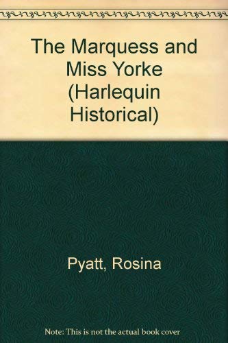 9780373302123: Marquess & Miss York