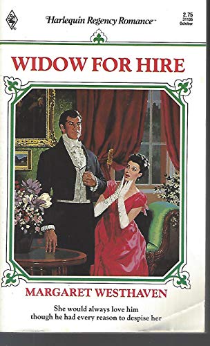 Widow for Hire (Harlequin Regency Romance #35)