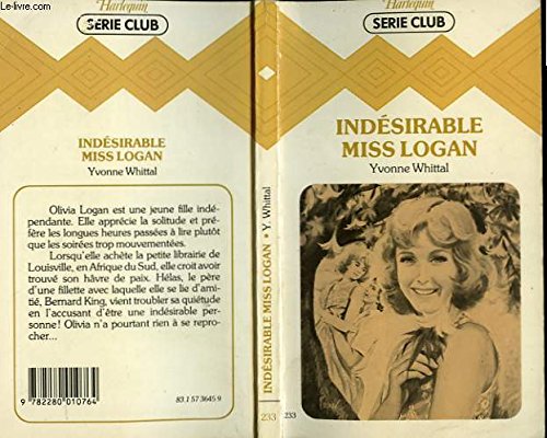 9780373412112: Indesirable Miss Logan