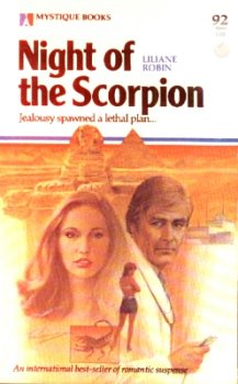 Imagen de archivo de Night of the Scorpian (Mystique Books, 92) a la venta por Better World Books